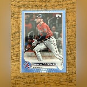Topps Baseball Card Freddie Freeman Braves